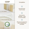 image:imageCoop Home Goods Leg Support amp Knee Pillow for Side Sleeper Adjustable Soft Orthopedic Leg Pillow for Sleeping Pregnancy Sciatica Back Hip and Joint Support with Washable CoverKnee