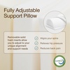 image:imageCoop Home Goods Leg Support amp Knee Pillow for Side Sleeper Adjustable Soft Orthopedic Leg Pillow for Sleeping Pregnancy Sciatica Back Hip and Joint Support with Washable CoverBolster