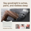 image:imageCoop Home Goods Leg Support amp Knee Pillow for Side Sleeper Adjustable Soft Orthopedic Leg Pillow for Sleeping Pregnancy Sciatica Back Hip and Joint Support with Washable CoverKnee