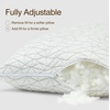 image:imageCoop Home Goods Original Adjustable Body Pillow 20x54 Long Pillow for Back Shoulder Hip and Knee Support Side Sleeper Body Pillows for Adults with Memory Foam amp Washable CoverBody Pillow