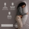 image:imageCoop Home Goods Original Adjustable Body Pillow 20x54 Long Pillow for Back Shoulder Hip and Knee Support Side Sleeper Body Pillows for Adults with Memory Foam amp Washable CoverMaternity Pillow