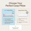 image:imageCoop Home Goods Original Adjustable Body Pillow 20x54 Long Pillow for Back Shoulder Hip and Knee Support Side Sleeper Body Pillows for Adults with Memory Foam amp Washable CoverBody Pillow  Protector