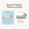 image:imageCoop Home Goods Original Adjustable Body Pillow 20x54 Long Pillow for Back Shoulder Hip and Knee Support Side Sleeper Body Pillows for Adults with Memory Foam amp Washable CoverCool Body Pillow