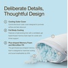 image:imageCoop Home Goods Original Adjustable Body Pillow 20x54 Long Pillow for Back Shoulder Hip and Knee Support Side Sleeper Body Pillows for Adults with Memory Foam amp Washable CoverCool Body Pillow