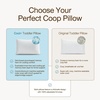 image:imageCoop Home Goods Original Toddler Adjustable Pillow Soft Breathable 19 x 13 Washable Mini Bed Pillow with Premium Memory Foam and Zippered Cover CertiPURUSGREENGUARD GoldCool