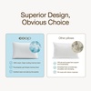 image:imageCoop Home Goods Original Toddler Adjustable Pillow Soft Breathable 19 x 13 Washable Mini Bed Pillow with Premium Memory Foam and Zippered Cover CertiPURUSGREENGUARD GoldCool