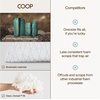 image:imageCoop Home Goods Original Travel and Camping Adjustable Pillow Small Camping Pillow with Compressible Stuff Sack MediumFirm Memory Foam with Lulltra Washable Cover CertiPURUS Certified 19x13Pillow