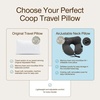 image:imageCoop Home Goods Original Travel and Camping Adjustable Pillow Small Camping Pillow with Compressible Stuff Sack MediumFirm Memory Foam with Lulltra Washable Cover CertiPURUS Certified 19x13Pillow