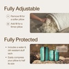 image:imageCoop Home Goods Original Travel and Camping Adjustable Pillow Small Camping Pillow with Compressible Stuff Sack MediumFirm Memory Foam with Lulltra Washable Cover CertiPURUS Certified 19x13Pillow