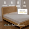 image:imageCoop Home Goods UltraCool Waterproof Mattress Protector Twin Cooling Mattress Protector Machine Washable Cooling Bed Cover Whisper Quiet Waterproof Bed Cover Twin 39x75California King
