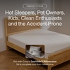 image:imageCoop Home Goods UltraCool Waterproof Mattress Protector Twin Cooling Mattress Protector Machine Washable Cooling Bed Cover Whisper Quiet Waterproof Bed Cover Twin 39x75Full