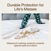 image:imageCoop Home Goods UltraCool Waterproof Mattress Protector Twin Cooling Mattress Protector Machine Washable Cooling Bed Cover Whisper Quiet Waterproof Bed Cover Twin 39x75Full