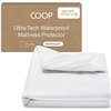 image:imageCoop Home Goods UltraCool Waterproof Mattress Protector Twin Cooling Mattress Protector Machine Washable Cooling Bed Cover Whisper Quiet Waterproof Bed Cover Twin 39x75California King