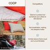 image:imageCoop Home Goods UltraTech Pillow Protector for Memory Foam Pillows Waterproof Pack of 2 Queen Size Pillow Covers OekoTex Certified Breathable Zippered Covers Machine WashableTravel Red
