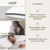 image:imageCoop Home Goods UltraTech Pillow Protector for Memory Foam Pillows Waterproof Pack of 2 Queen Size Pillow Covers OekoTex Certified Breathable Zippered Covers Machine WashableKing Size Pack of 2