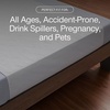image:imageCoop Home Goods Waterproof Four Layer Bed Underpad for Incontinence Queen Washable Mattress Pad Reusable Waterproof Mattress Cover Bed Pads for Adults Seniors Children Pets Queen 60x395King