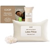 image:imageCoop Home Goods Adjustable Latex Crescent Pillow Queen Talalay Latex amp Microfiber Fill Ergonomic Shape Naturally Cooling EcoFriendly Medium Firm for Back and Side Sleepers GREENGUARD GoldClassic