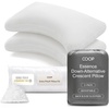 image:imageCoop Home Goods Essence Cooling Down Alternative Pillows Set of 2 Queen Size Adjustable Cooling Pillow for Hot Sleepers CoolTouch Luxury Hotel Pillows for Stomach Back or Side Sleepers 27x17Crescent