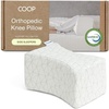 image:imageCoop Home Goods Leg Support amp Knee Pillow for Side Sleeper Adjustable Soft Orthopedic Leg Pillow for Sleeping Pregnancy Sciatica Back Hip and Joint Support with Washable CoverKnee