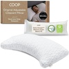 image:imageCoop Home Goods Original Crescent Adjustable Pillow Queen Bed Pillows for Shoulder Neck amp Head Support Crescent Foam Pillows  Medium Firm for Back amp Side Sleeper CertiPURUSGREENGUARD GoldCrescent White