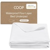 image:imageCoop Home Goods Waterproof Four Layer Bed Underpad for Incontinence Queen Washable Mattress Pad Reusable Waterproof Mattress Cover Bed Pads for Adults Seniors Children Pets Queen 60x395King