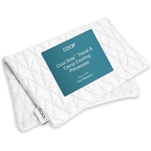image:imageCoop Home Goods Cool Side Crescent Pillowcase Queen Size Cooling Pillow Case for Hot Sleepers Crescent Shape TwoSided Pillow Covers Cozy Side amp Cool Side Ultra Soft Lulltra Cool TechnologyTravel