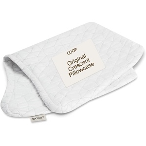 image:imageCoop Home Goods Latex Pillow Case Queen UltraSoft Breathable CottonBlend Pillowcase with Zipper Machine Washable EcoFriendly Quilted Case for Adjustable PillowsCrescent