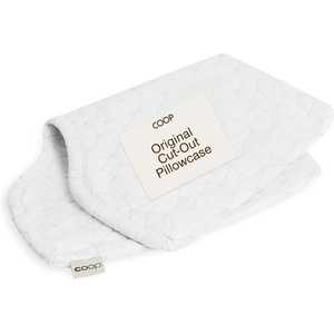 image:imageCoop Home Goods Latex Pillow Case Queen UltraSoft Breathable CottonBlend Pillowcase with Zipper Machine Washable EcoFriendly Quilted Case for Adjustable PillowsCutout