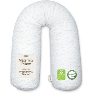 image:imageCoop Home Goods Original Adjustable Body Pillow 20x54 Long Pillow for Back Shoulder Hip and Knee Support Side Sleeper Body Pillows for Adults with Memory Foam amp Washable CoverMaternity Pillow
