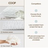 image:imageCoop 2 Original Adjustable Memory Foam Pillows amp 2 Waterproof Pillow Protectors  Queen  Breathable Covers CertiPURUS