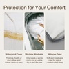 image:imageCoop Home Goods Eden Pillow amp Protector King Bundle Set Includes 2 Eden Pillows amp 2 UltraTech Waterproof Pillow Protectors