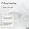 image:imageCoop Home Goods Essence Adjustable Throw Pillow Inserts 18x18 Set of 2 Adjustable Down Alternative Cushions for Couch Bed or Chair Decorative Square Pillows for Living Room OekoTex CertifiedEssence Down Alternative