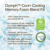 image:imageCoop Home Goods Extra Oomph Fill CrossCut Memory Foam Medium Density Pillow Fill Extra Fill Bag Refill to Customize Your Premium Adjustable Pillow GREENGUARD Gold and CertiPURUS CertifiedExtra Oomph for Cool Pillow