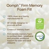 image:imageCoop Home Goods Extra Oomph Fill CrossCut Memory Foam Medium Density Pillow Fill Extra Fill Bag Refill to Customize Your Premium Adjustable Pillow GREENGUARD Gold and CertiPURUS CertifiedExtra Oomph Firm for Original Pillow