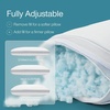image:imageCoop Home Goods Extra Oomph Fill CrossCut Memory Foam Medium Density Pillow Fill Extra Fill Bag Refill to Customize Your Premium Adjustable Pillow GREENGUARD Gold and CertiPURUS CertifiedExtra Oomph for Cool Pillow