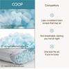 image:imageCoop Home Goods Extra Oomph Fill CrossCut Memory Foam Medium Density Pillow Fill Extra Fill Bag Refill to Customize Your Premium Adjustable Pillow GREENGUARD Gold and CertiPURUS CertifiedExtra Oomph for Cool Pillow