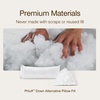 image:imageCoop Home Goods Extra Oomph Fill CrossCut Memory Foam Medium Density Pillow Fill Extra Fill Bag Refill to Customize Your Premium Adjustable Pillow GREENGUARD Gold and CertiPURUS CertifiedExtra Phluff for Essence Pillow
