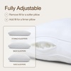 image:imageCoop Home Goods Extra Oomph Fill CrossCut Memory Foam Medium Density Pillow Fill Extra Fill Bag Refill to Customize Your Premium Adjustable Pillow GREENGUARD Gold and CertiPURUS CertifiedExtra Phluff for Essence Pillow