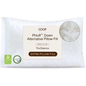 image:imageCoop Home Goods Extra Oomph Fill CrossCut Memory Foam Medium Density Pillow Fill Extra Fill Bag Refill to Customize Your Premium Adjustable Pillow GREENGUARD Gold and CertiPURUS CertifiedExtra Phluff for Essence Pillow