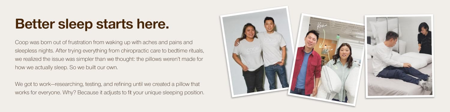 Coop Sleep Goods | You Sleep You – Fully Customizable Bedding Built For Your Unique Sleep Style